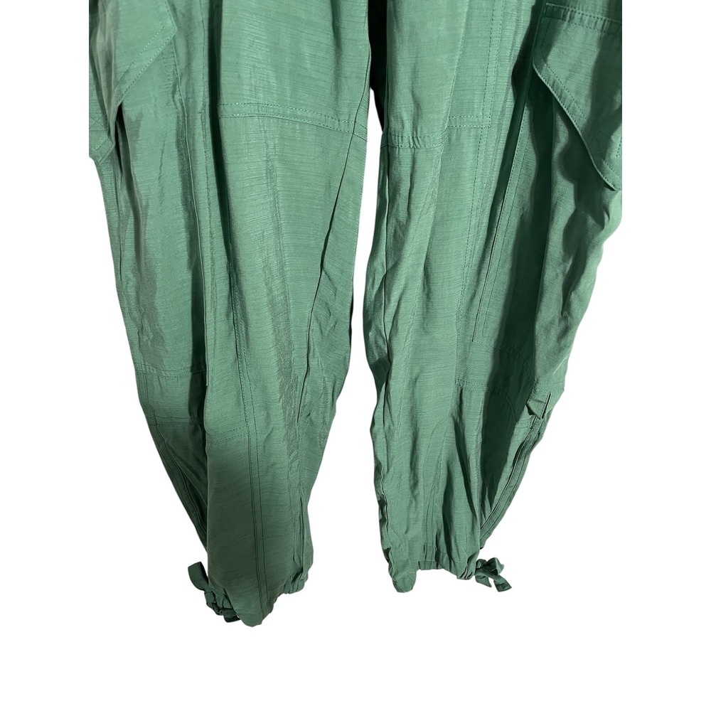GANNI Paperbag Waist Cargo Pants Tie Cuff - Picture 7 of 16